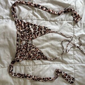 Leopard Print Halter Top